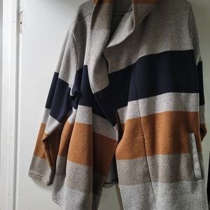 Maurices Color block sweater jacket